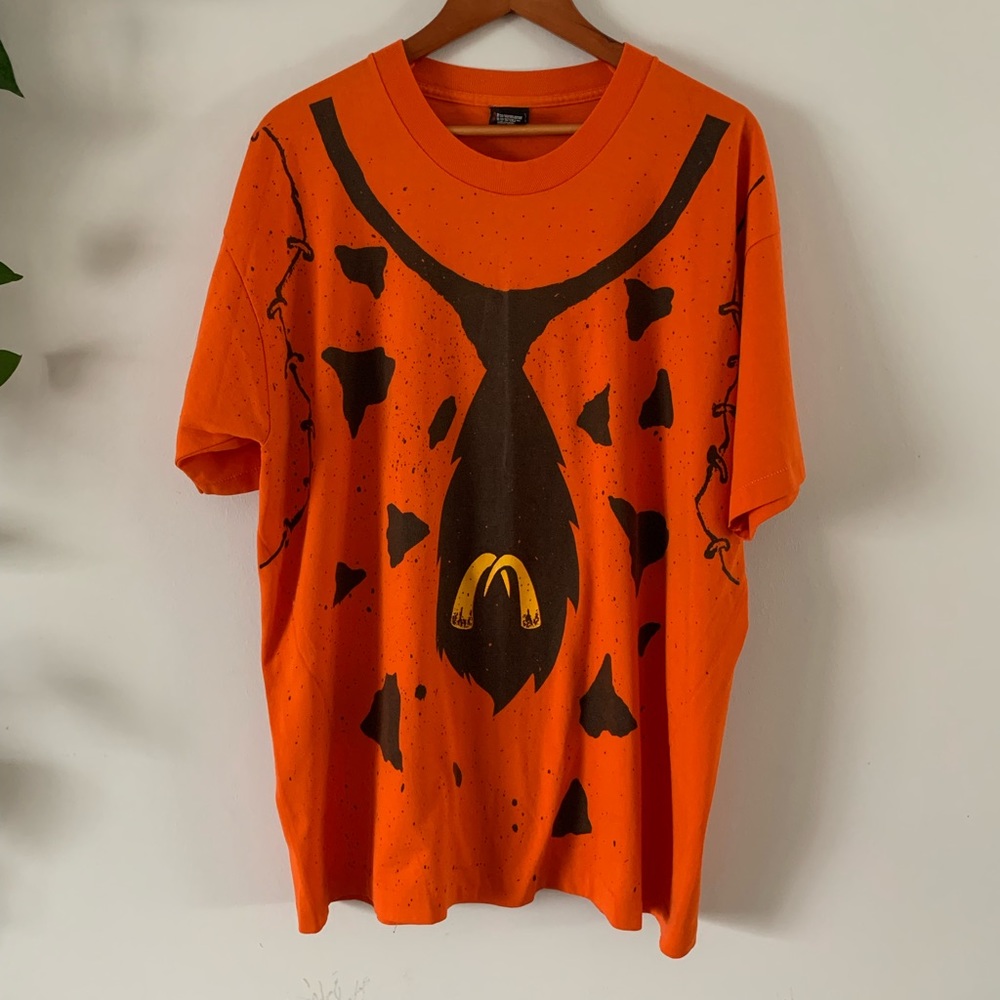Rare Vintage McDonald’s X Flintstones Promo Tee 🍟